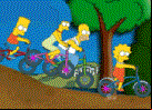 juego simpsons en bicicleta