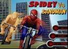 Juego spiderman vs hombre arena