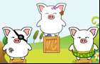 Juego cerditos de pie